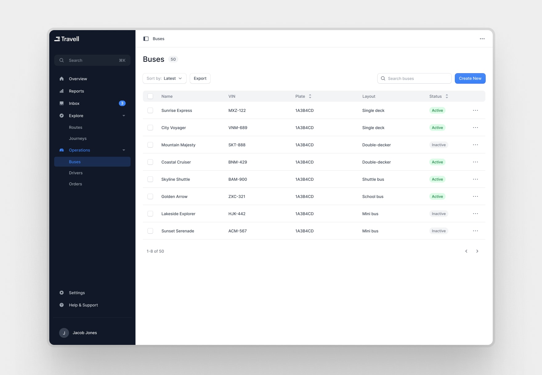 Travell App — screen 2