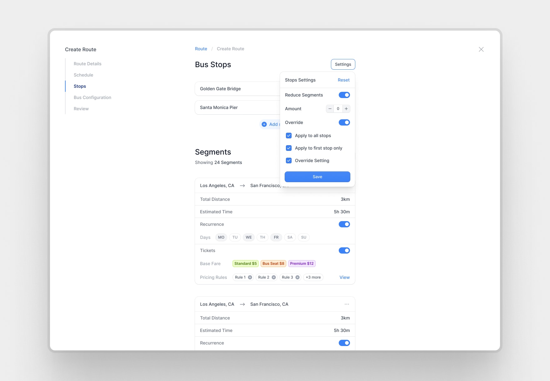 Travell App — screen 4